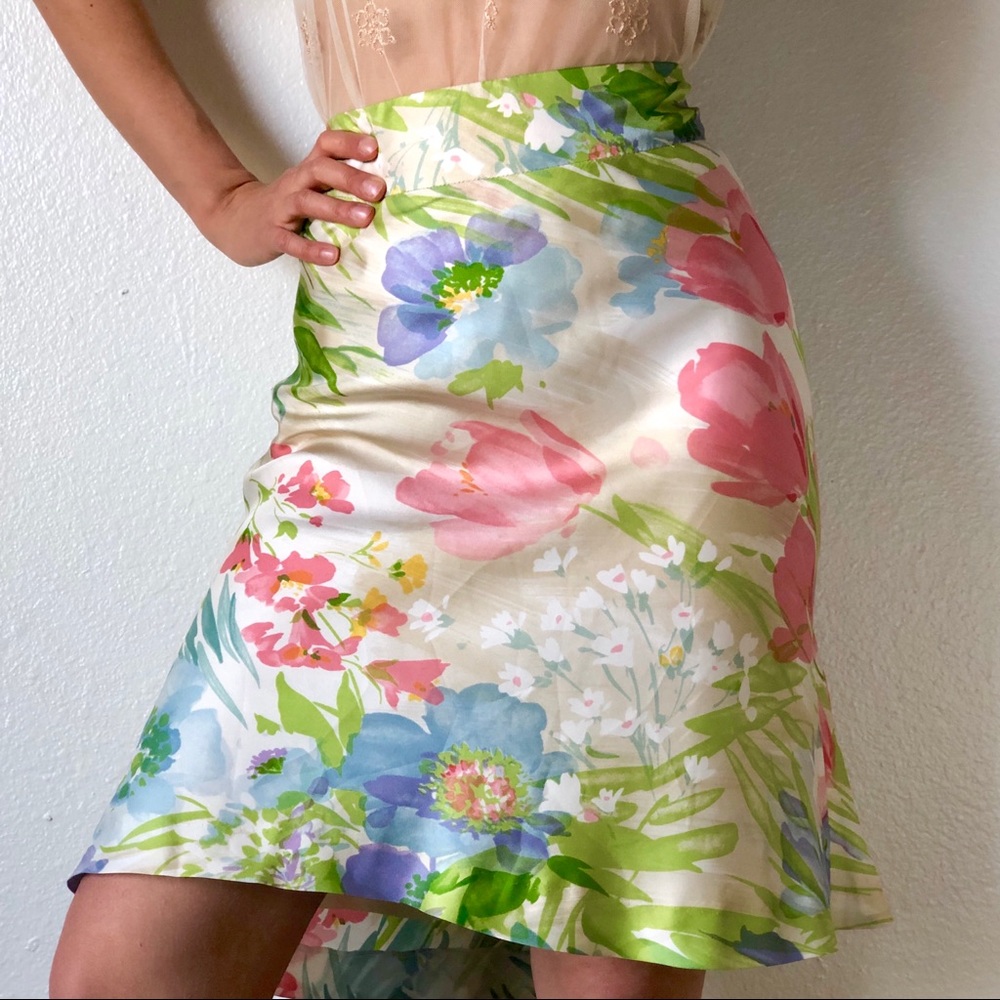 Floral Print Women's Skirt